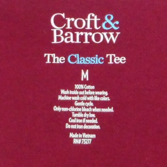 Croft Barrow Top M Red Long Sleeve Christmas Ornaments Rhinestones WC23K028RG - Picture 5 of 9